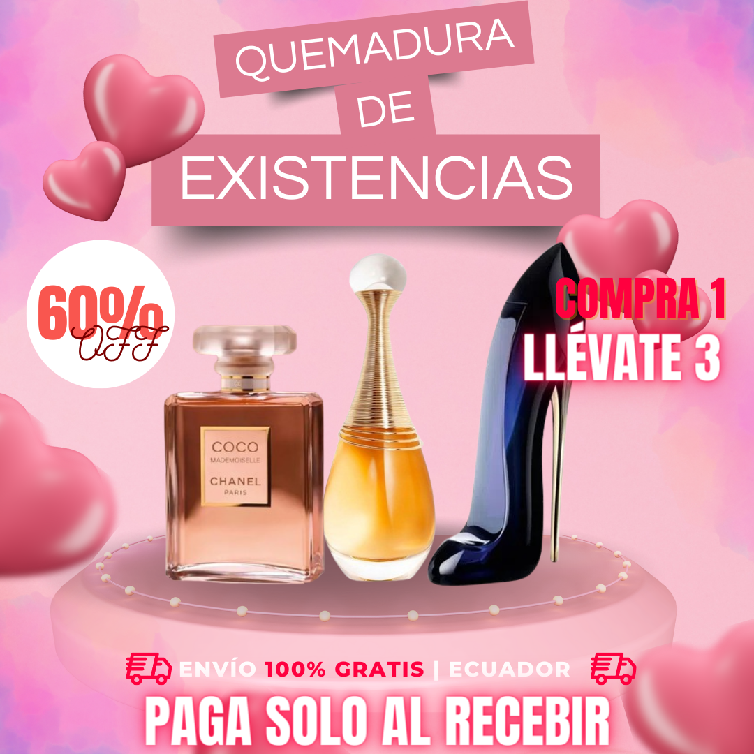 PROMOCIÓN COMPRA 1 Y LLEVE 3  (GOOD GIRL+JADORE+COCO)