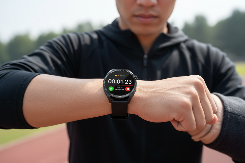 Reloj inteligente deportivo con monitor de salud